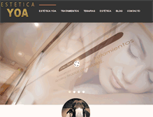 Tablet Screenshot of esteticayoa.com